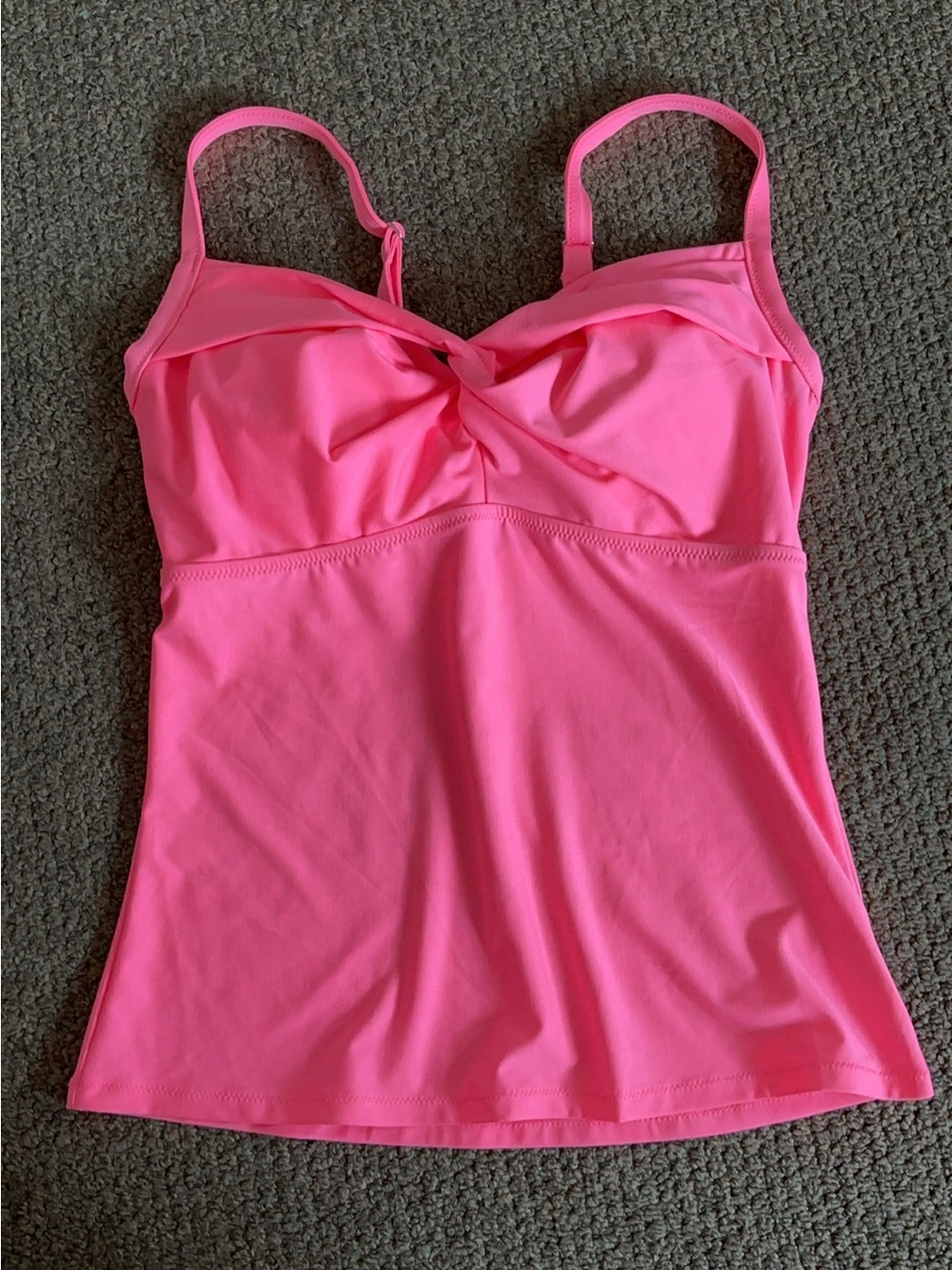 Athleta Hot Pink Twist-Front Swim Camisole